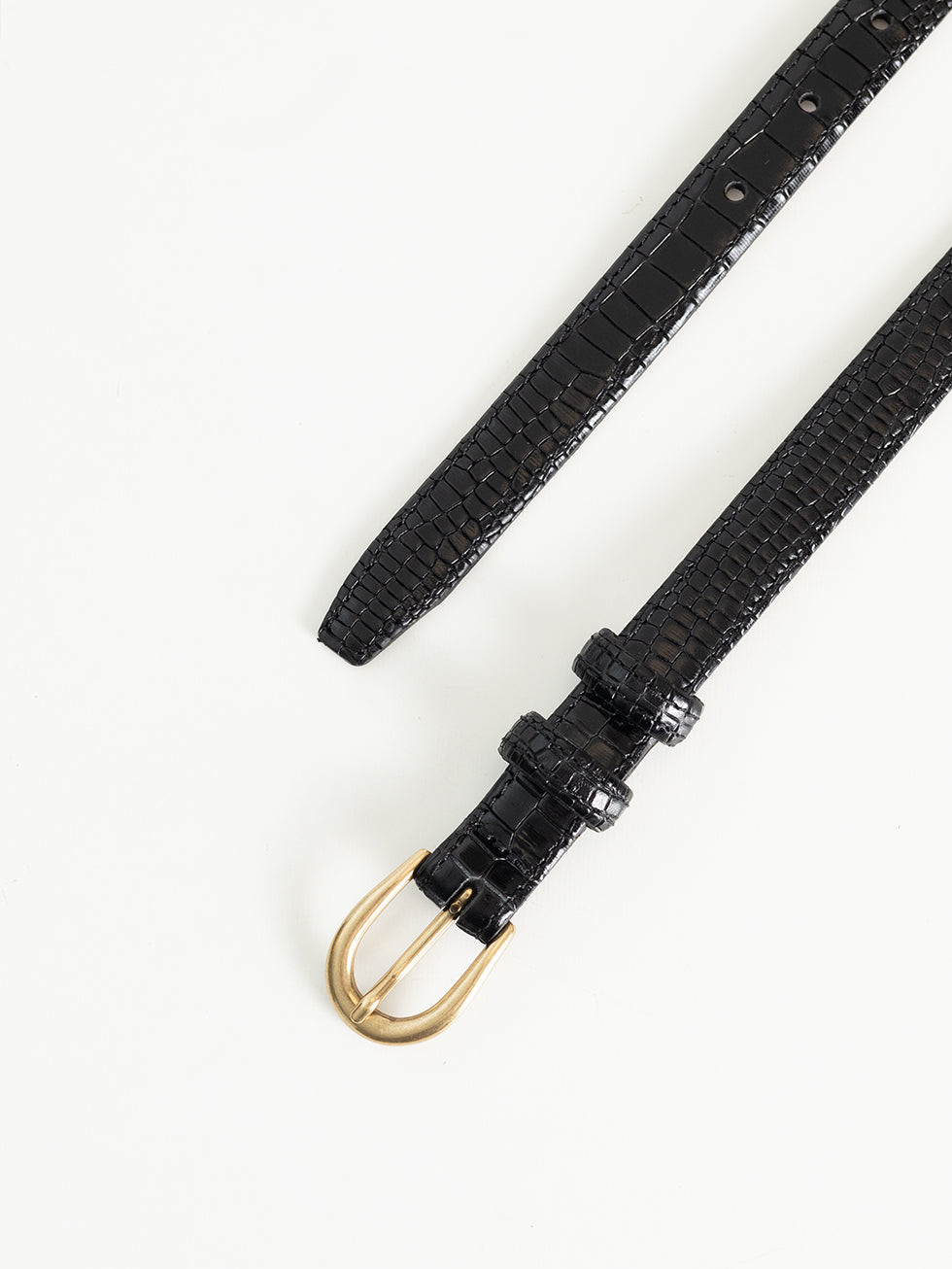 Coco Print Belt 2 cm Black