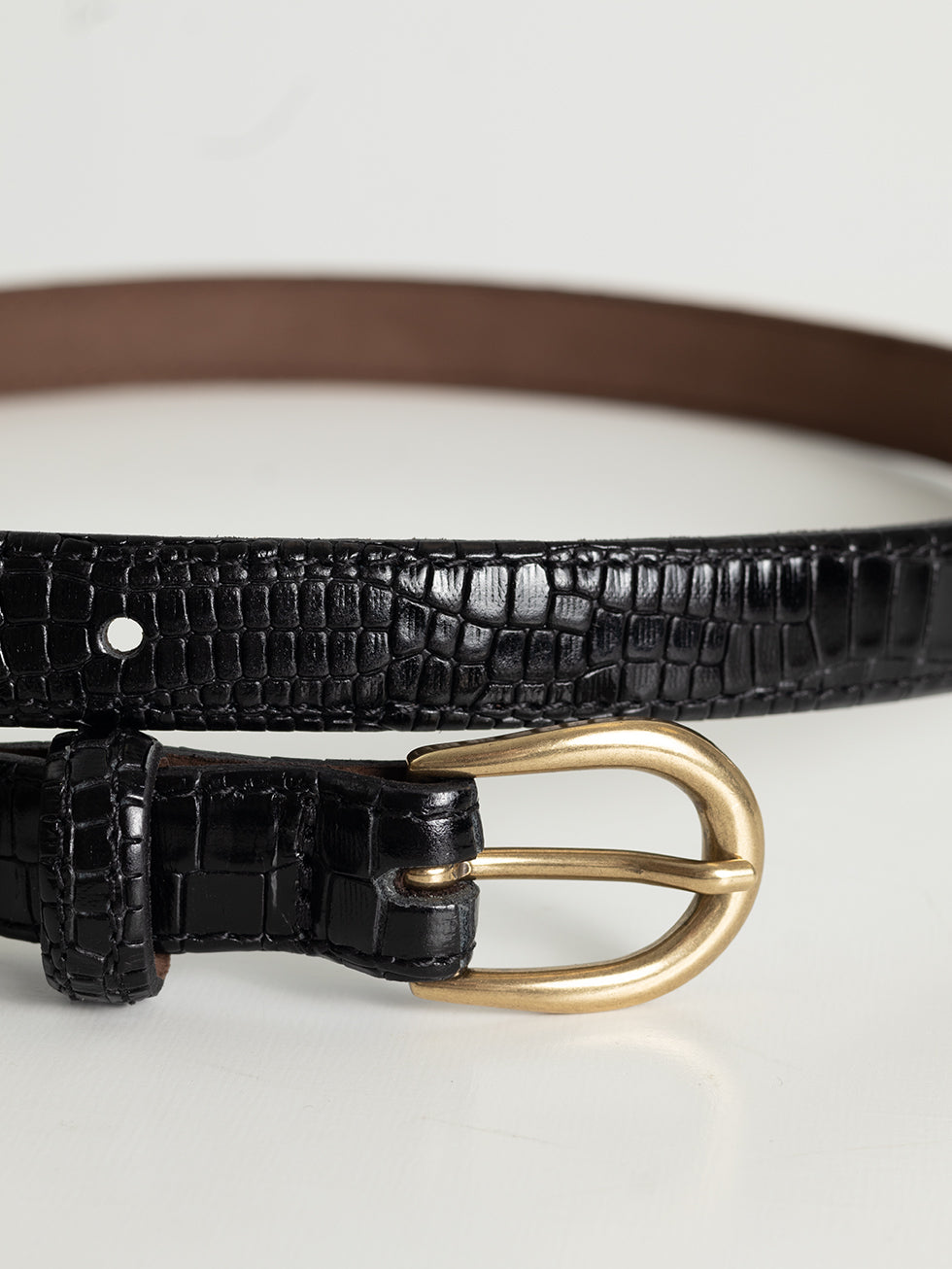 Coco Print Belt 2 cm Black