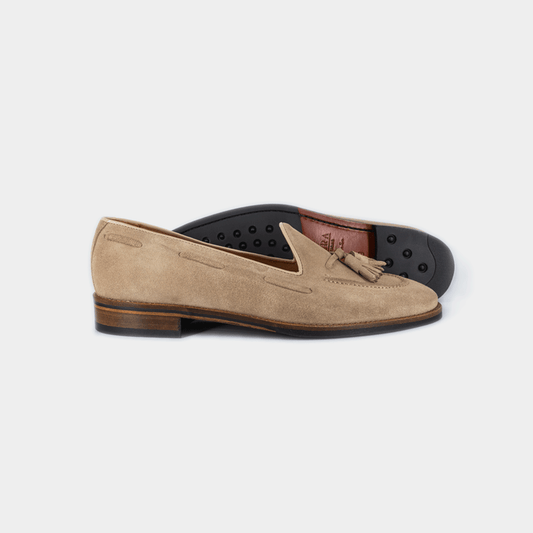 mocasin borlas ante beige