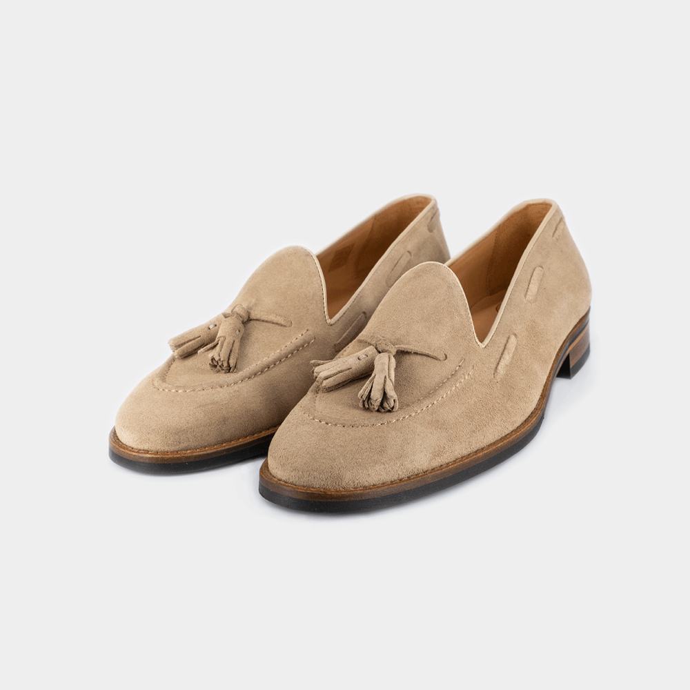 mocasin borlas ante beige