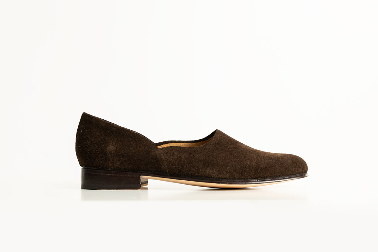 Andy Dark Chocolate Brown Suede